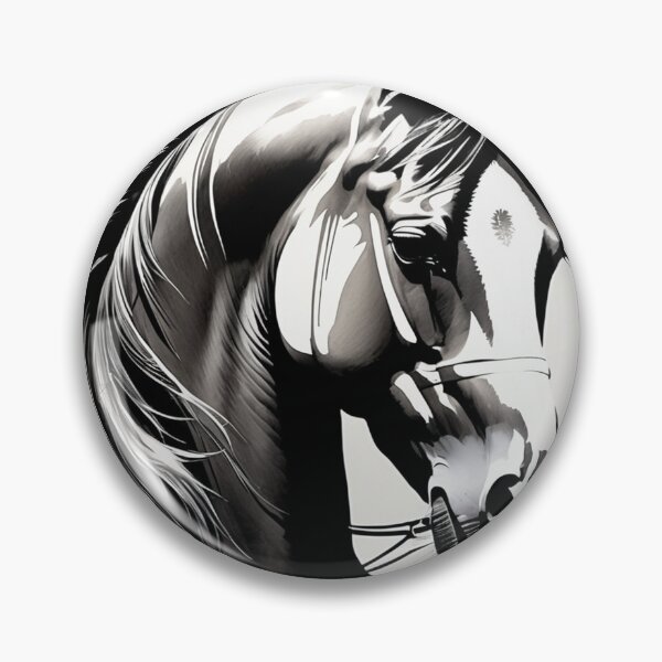 Item preview, Horse Portrait Splash Ink designed and sold by Simplybe1.