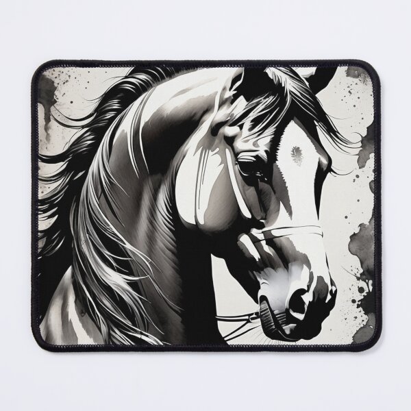 Item preview, Horse Portrait Splash Ink designed and sold by Simplybe1.