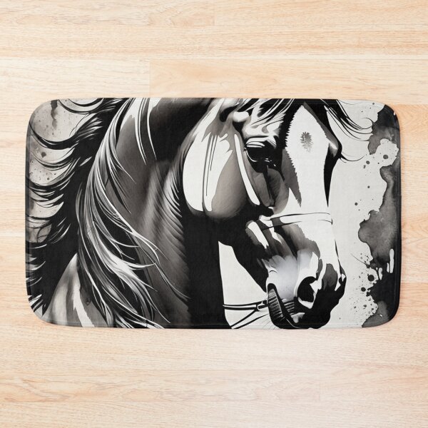 Item preview, Horse Portrait Splash Ink designed and sold by Simplybe1.