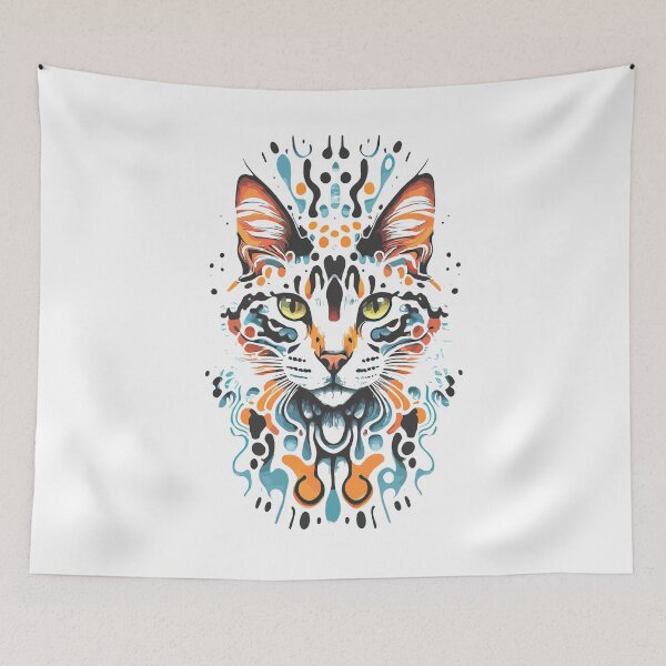 Item preview, Cute Cat Illusion Design, Funny Cat Lover Gift Idea designed and sold by PugSwagClothing.
