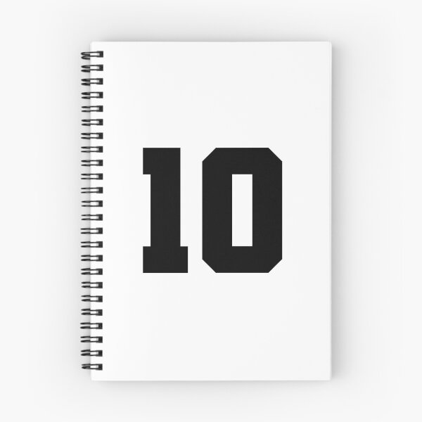 Item preview, 10, ten, black, soccer league designed and sold by Numbers-Art.