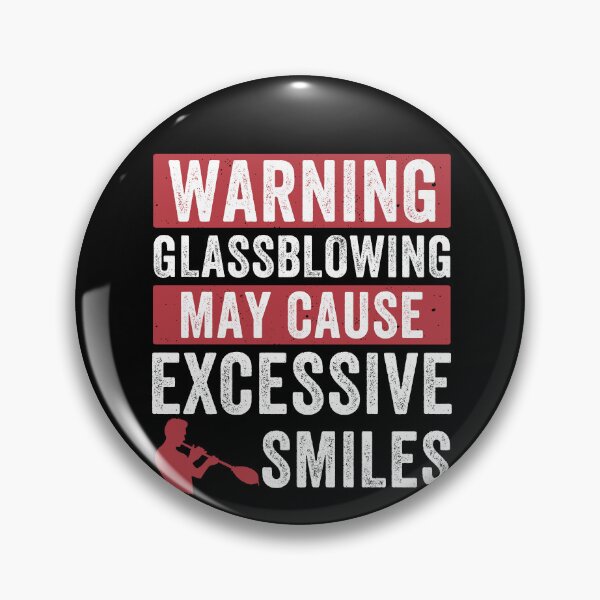 Item preview, Funny Glassblowing May Cause Excessive Smiles Glassblower designed and sold by BlueBerry-Pengu.