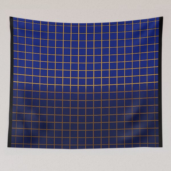 Item preview, Voxel Tiles Metallic Blue designed and sold by PotatoVonEpicus.