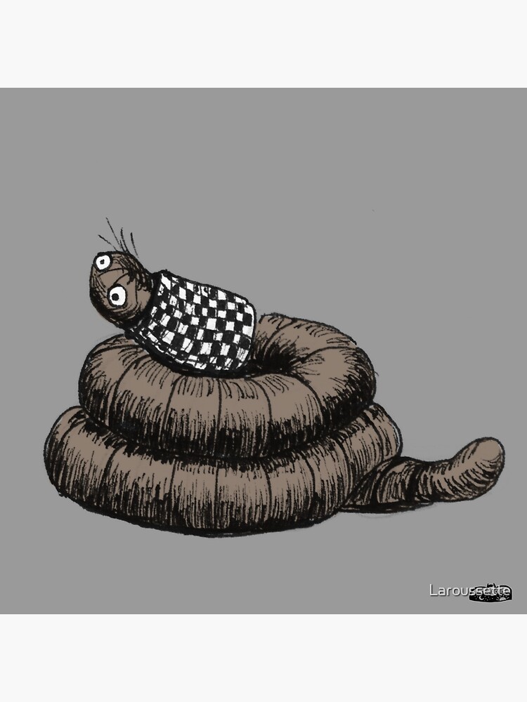 Thumbnail 3 of 3, Poster, Otto Earthworm designed and sold by Laroussette.