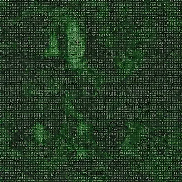 Artwork thumbnail, Code Matrix Pattern by Aquillashop