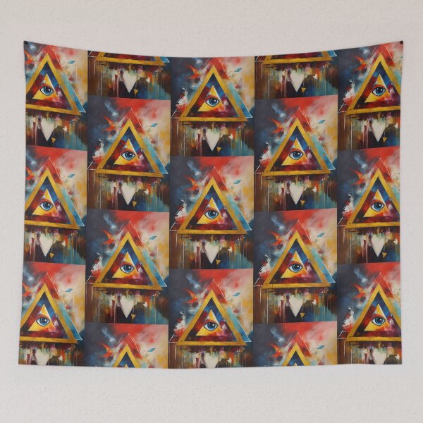 Item preview, Horus eye triangle designed and sold by UZRWRLD .