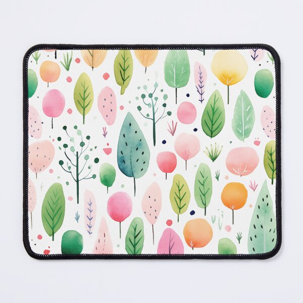 Item preview, Watercolor pattern for children in soft colors designed and sold by Sleek Sketch Studio.