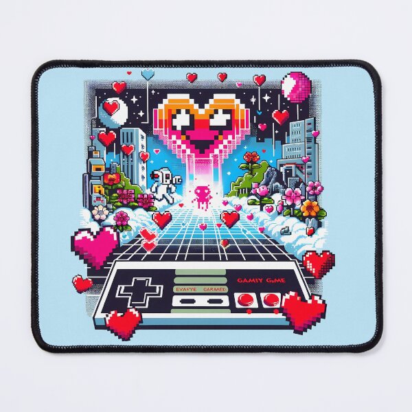 Item preview, Retro Love Quest: Pixelated Valentine's Adventure Tee designed and sold by BrokeHustler.