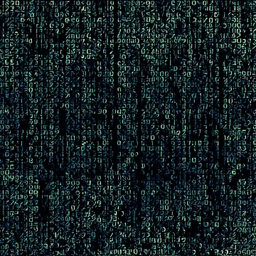Artwork thumbnail, Hacker Code Matrix Pattern II by Aquillashop