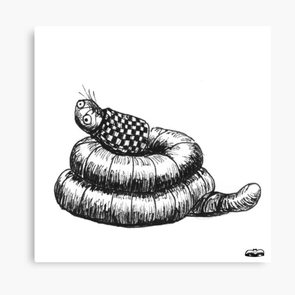 Otto Earthworm 2 Canvas Print