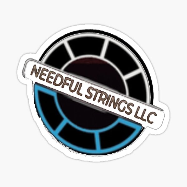 NEEDFUL STRINGS LLC LOGO Sticker