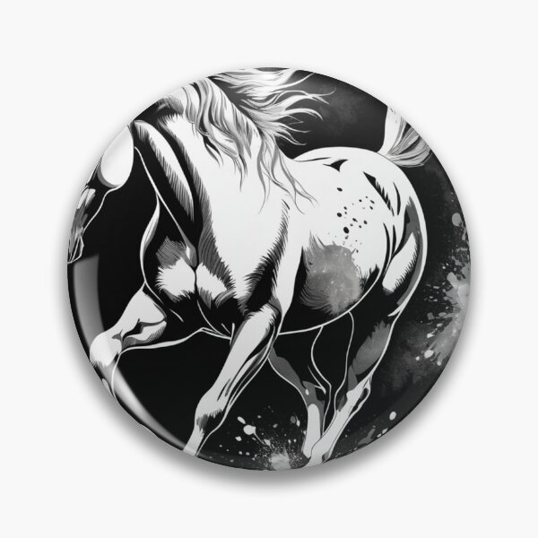 Item preview, White Horse Splash Ink designed and sold by Simplybe1.