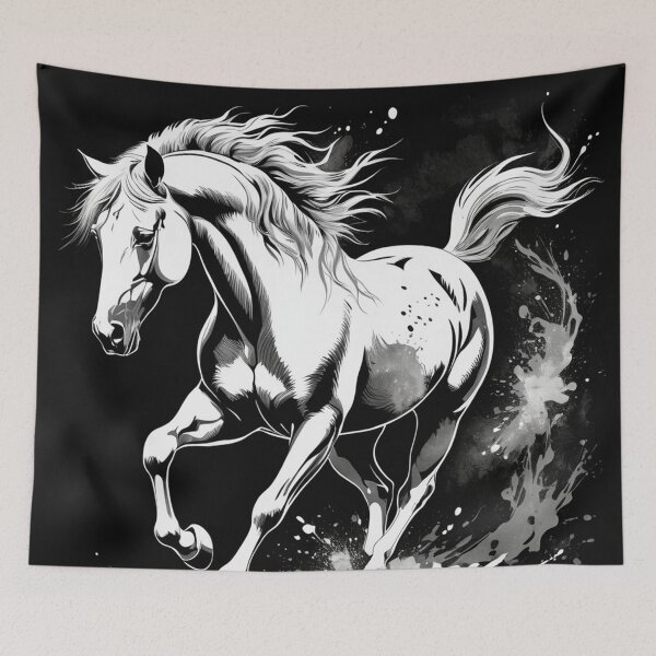 Item preview, White Horse Splash Ink designed and sold by Simplybe1.