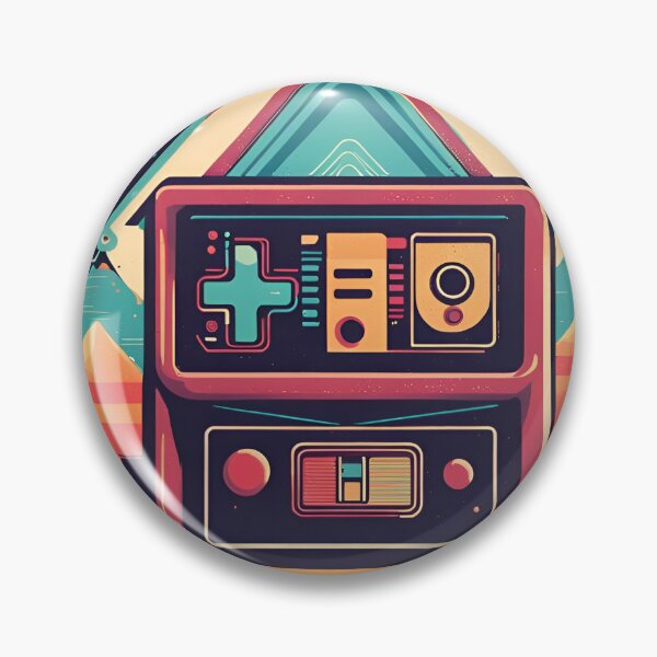 Item preview,  Retro Arcade Dreams - Nostalgic Geometric T-Shirt Design designed and sold by JM-ESTONIA.