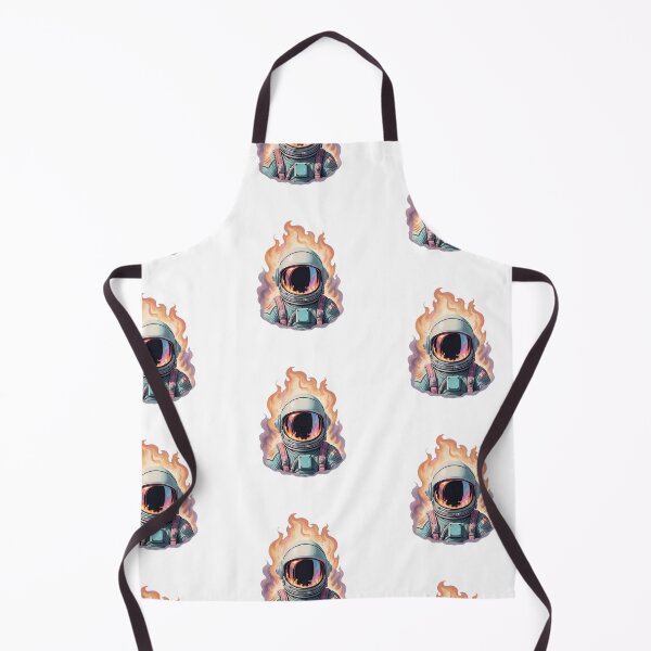 Item preview, Spaceman in flames, burning astronaut designed and sold by EtherealDesires.