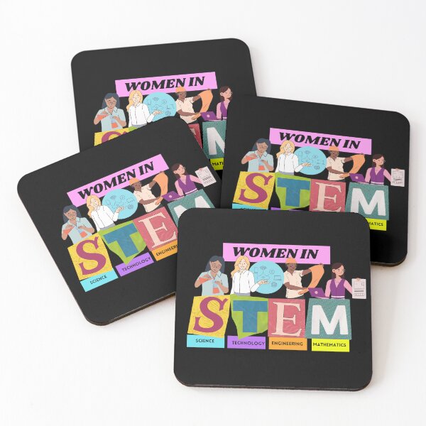 Item preview, women in stem designed and sold by HappyBonez.