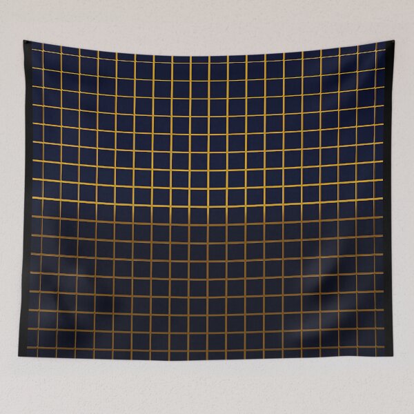 Item preview, Voxel Tiles Metallic Dark Blue designed and sold by PotatoVonEpicus.