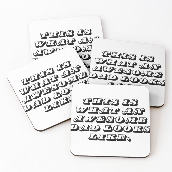 Item preview, Awesome Dad Bold Statement Typograph designed and sold by Buzzenon.