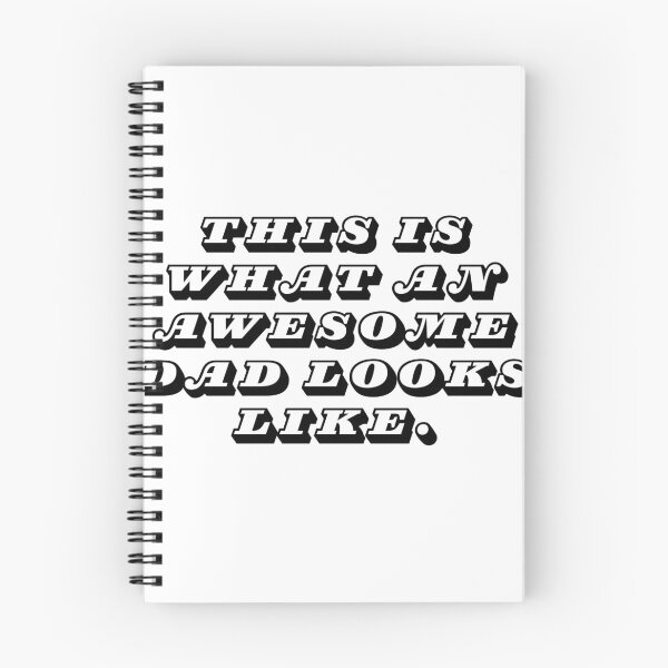 Item preview, Awesome Dad Bold Statement Typograph designed and sold by Buzzenon.