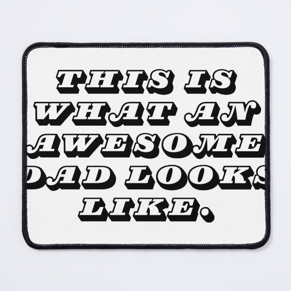 Item preview, Awesome Dad Bold Statement Typograph designed and sold by Buzzenon.