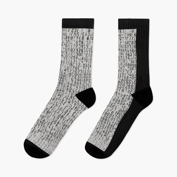 Item preview, Hacker Code Matrix Pattern White Black designed and sold by Aquillashop.