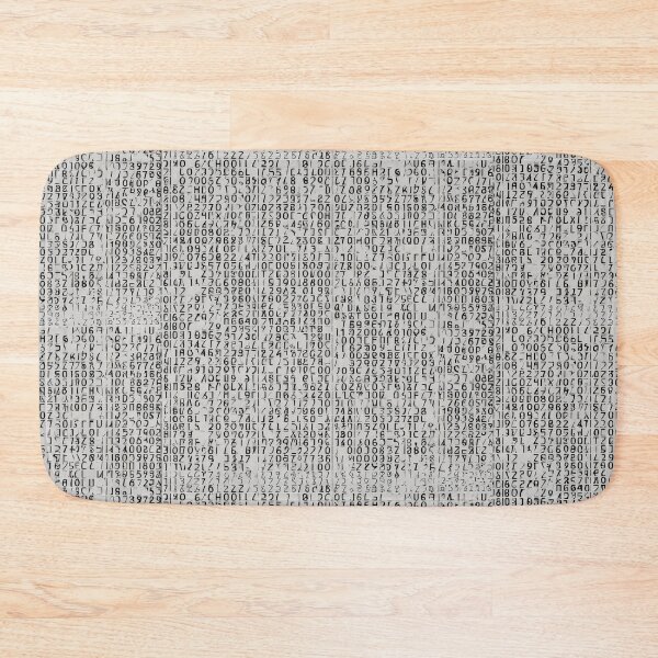 Item preview, Hacker Code Matrix Pattern White Black designed and sold by Aquillashop.