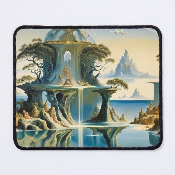 Item preview, Spiritual Abstract Surrealistic Landscape Art designed and sold by artmanikin.