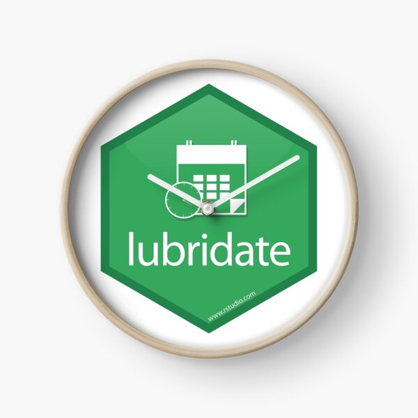 lubridate hex logo Clock