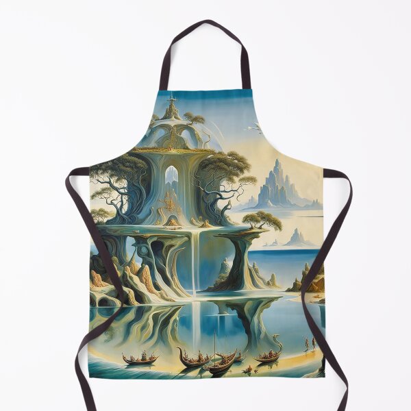 Item preview, Spiritual Abstract Surrealistic Landscape Art designed and sold by artmanikin.