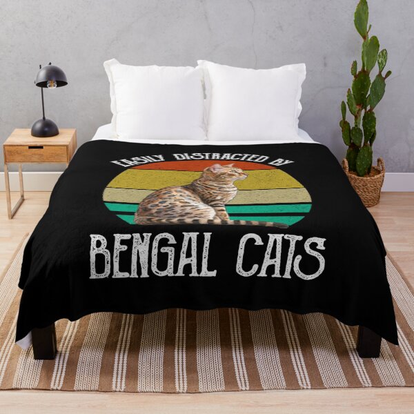 Item preview, Easily Distracted By Bengal Cats designed and sold by Cat Lady Designs.
