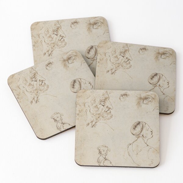 Item preview, Leonardo da Vinci - Sheet of Studies items designed and sold by CraftyCobyJulie.