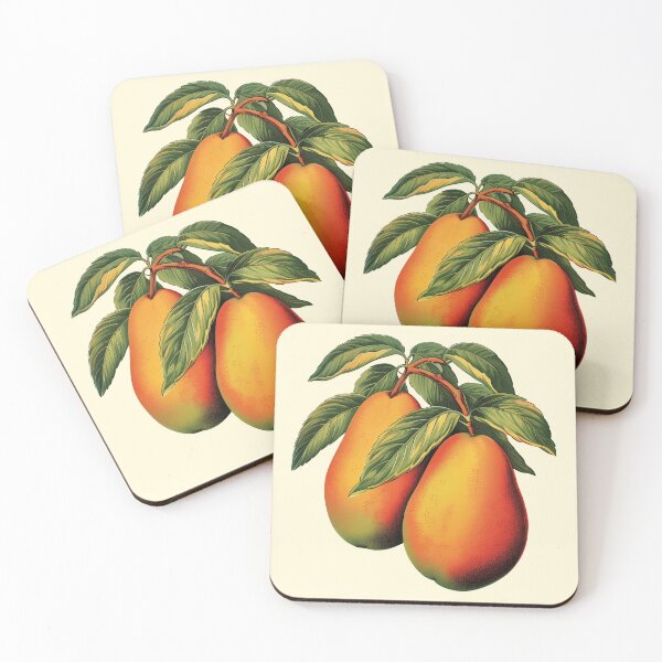 Item preview, Vintage mangoes sticker designed and sold by EveNorthArt.