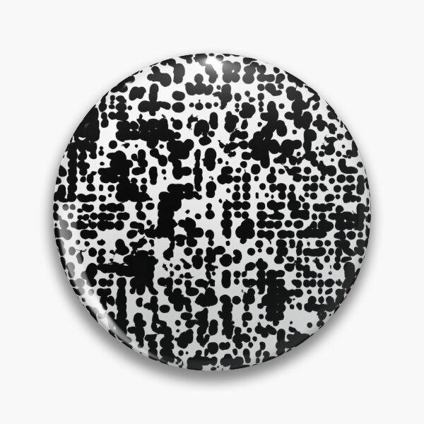 Artikelvorschau, Hacker-Pixel-Code-Matrix-Muster weiß schwarz entworfen und verkauft von Aquillashop.