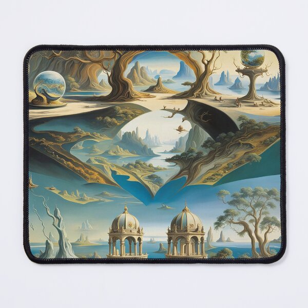 Item preview, Harmony of Surrealistic Landscape T-Shirt designed and sold by artmanikin.