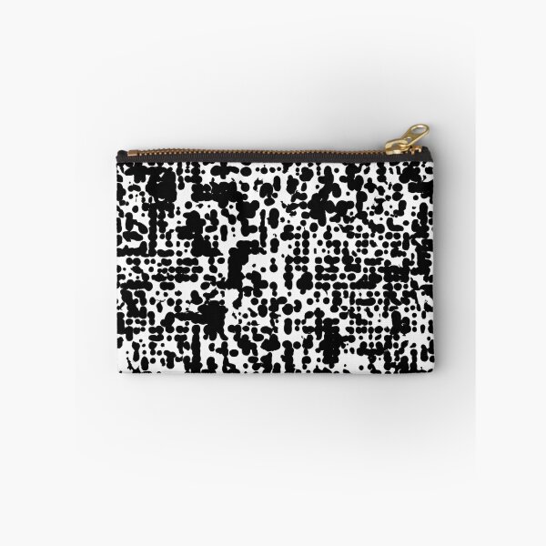 Artikelvorschau, Hacker-Pixel-Code-Matrix-Muster weiß schwarz entworfen und verkauft von Aquillashop.