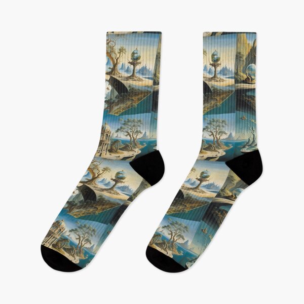 Item preview, Harmony of Surrealistic Landscape T-Shirt designed and sold by artmanikin.