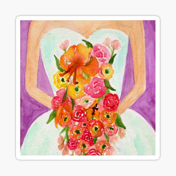 Bright Bouquet - Watercolor Sticker