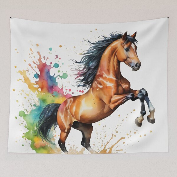 Item preview, Brown Horse Splash Art designed and sold by Simplybe1.