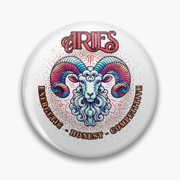 Item preview, Aries Horoscope : Energetic, Honest and Competitive  designed and sold by AnalajiaDesigns.