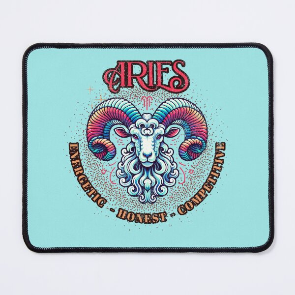 Item preview, Aries Horoscope : Energetic, Honest and Competitive designed and sold by AnalajiaDesigns.