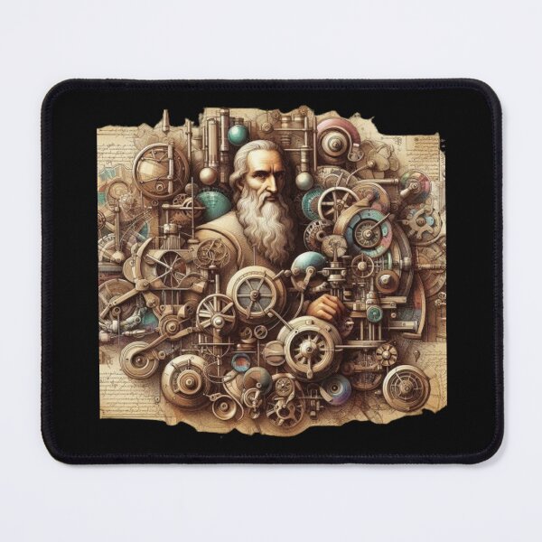 Item preview, From the series of inventions by Leonardo Da Vinci.4 ,Leonardo Da Vinci, Leonardo, Da Vinci TYPOGRAPHY, He, She, They,  designed and sold by 2012DreamVision.
