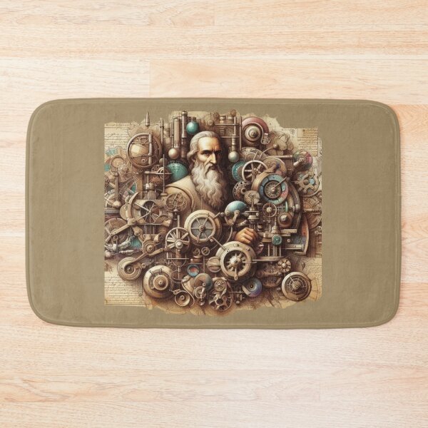Item preview, From the series of inventions by Leonardo Da Vinci.4 ,Leonardo Da Vinci, Leonardo, Da Vinci TYPOGRAPHY, He, She, They,  designed and sold by 2012DreamVision.