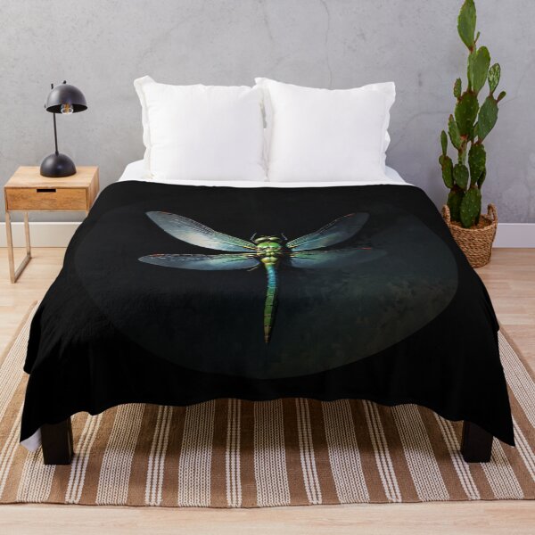 Item preview, Dragonfly, blue, turquoise, Freedom, Moon, トンボ designed and sold by CrisMor-Art.