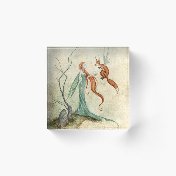 Fox Magick Acrylic Block