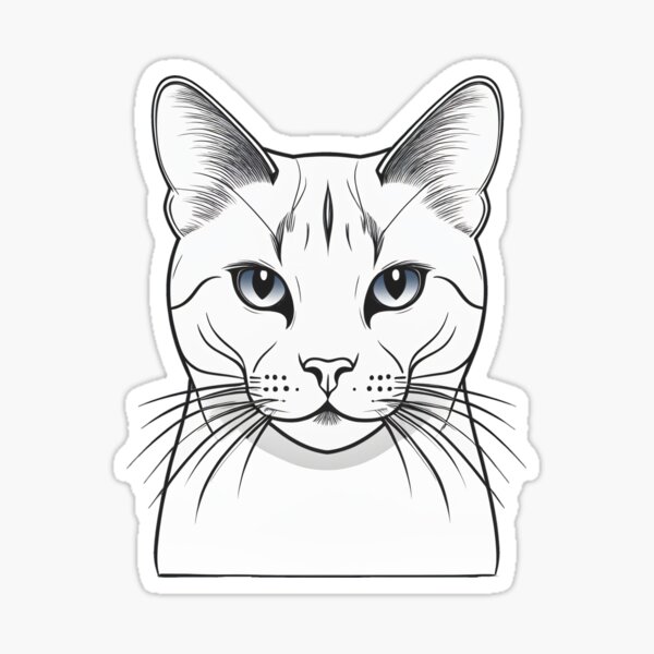 Artikel-Vorschau von Katzenskizze, designt und verkauft von Lufka.