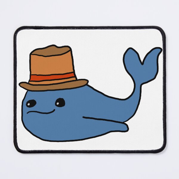 Item preview, Whale Wearing a Dapper Hat designed and sold by CoastalCaptures.