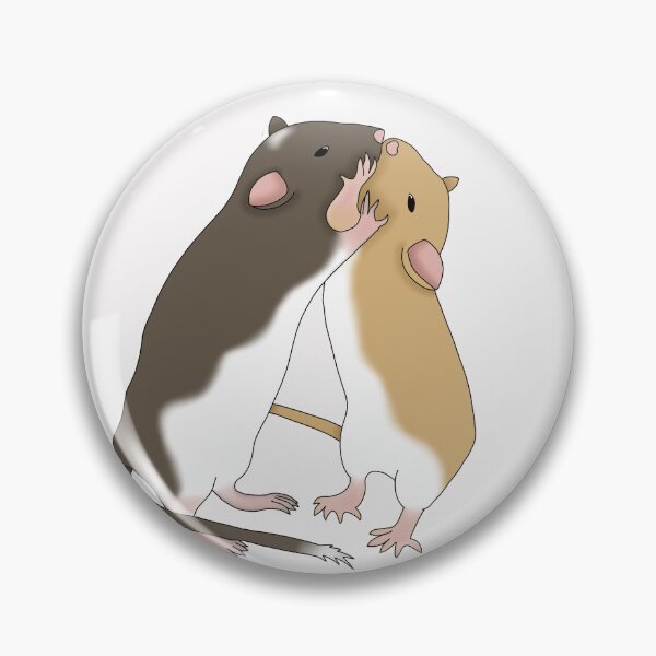 Item preview, 2 cute gerbils kiss designed and sold by Becky-Marie.