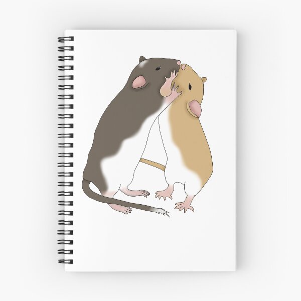 Item preview, 2 cute gerbils kiss designed and sold by Becky-Marie.