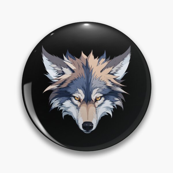Item preview, A shaggy wolf's head designed and sold by Sopilka.