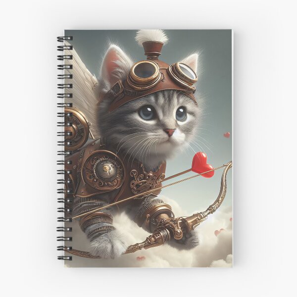 Item preview, Cupid Steampunk Kitten designed and sold by All-Kittens.